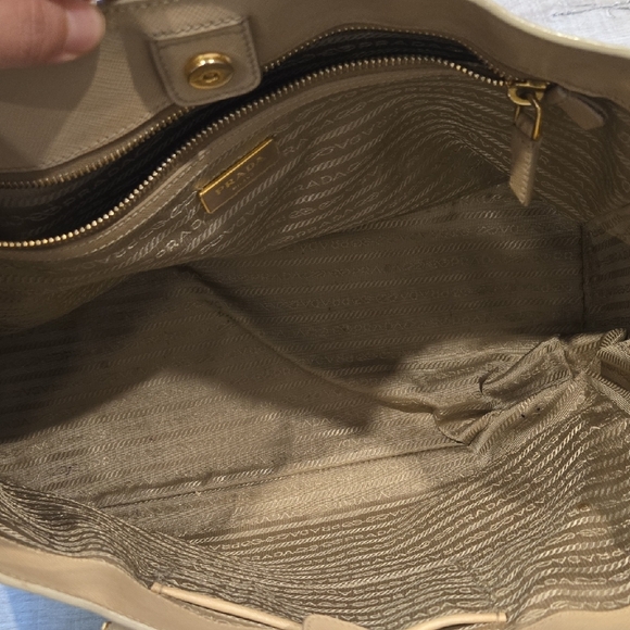 Prada Tan Leather Satchel - Picture 8 of 15